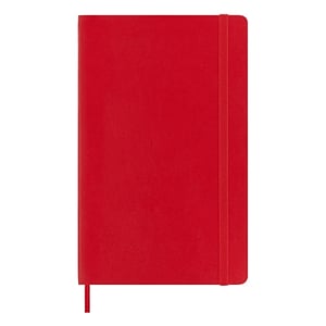 Moleskine Cuaderno Classic Tapa Blanda Rayado Rojo Escarlata Talla L 13x21cm