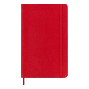 Moleskine Cuaderno Classic Tapa Blanda Rayado Rojo Escarlata Talla L 13x21cm