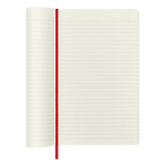 Moleskine Cuaderno Classic Tapa Blanda Rayado Rojo Escarlata Talla L 13x21cm