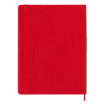 Moleskine Cuaderno Classic Tapa Blanda Liso Rojo Escarlata Talla XL 19x25cm