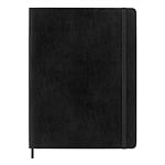 Moleskine Cuaderno Classic Tapa Blanda Rayado Negro Talla XL 19x25cm