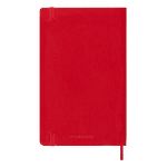 Moleskine Cuaderno Classic Tapa Blanda Liso Rojo Escarlata Talla L 13x21cm
