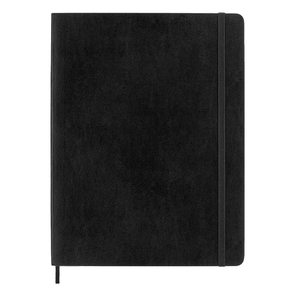 Moleskine Cuaderno Classic Tapa Blanda Cuadrícula Negro Talla XL 19x25cm