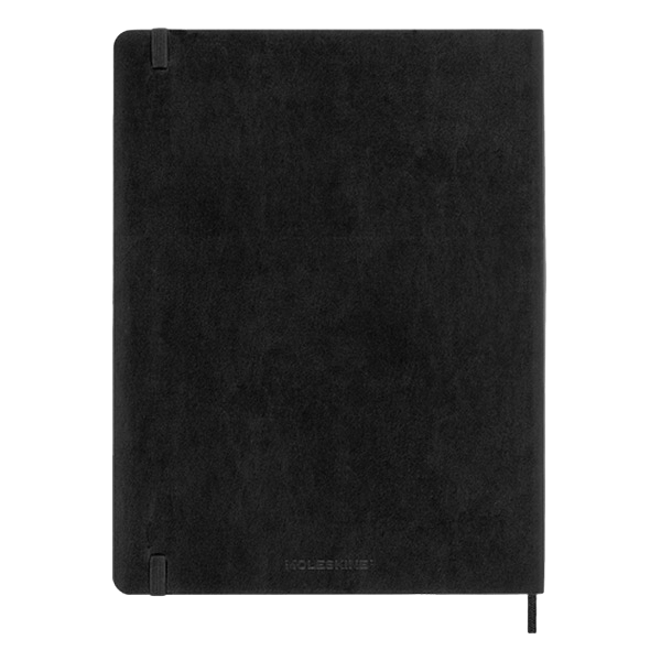 Moleskine Cuaderno Classic Tapa Blanda Cuadrícula Negro Talla XL 19x25cm