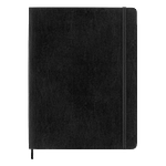 Moleskine Cuaderno Classic Tapa Blanda Lisa Negro Talla XL 19x25cm