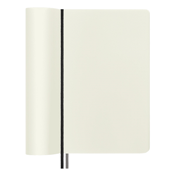 Moleskine Cuaderno Classic Ampliado Tapa Blanda Liso Negro Talla L 13x21cm