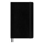 Moleskine Cuaderno Classic Ampliado Tapa Blanda Rayado Negro Talla L 13x21cm