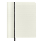 Moleskine Cuaderno Classic Ampliado Tapa Blanda Rayado Negro Talla L 13x21cm