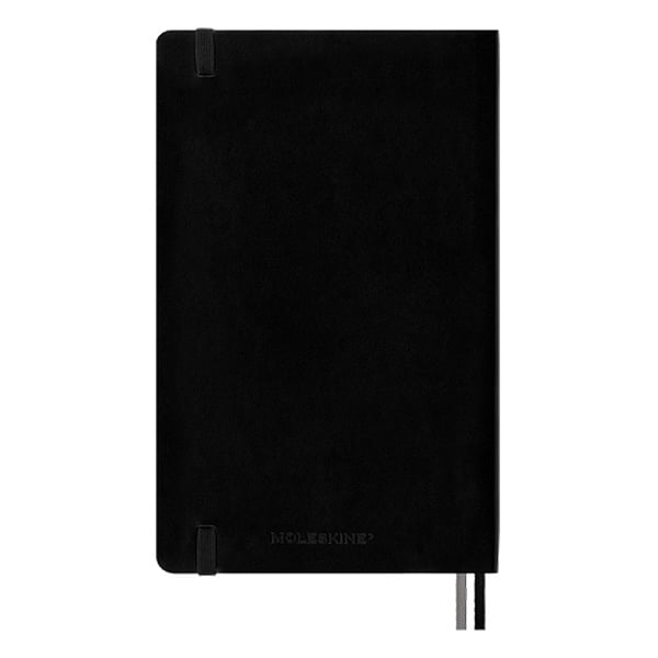 Moleskine Cuaderno Classic Ampliado Tapa Blanda Rayado Negro Talla L 13x21cm