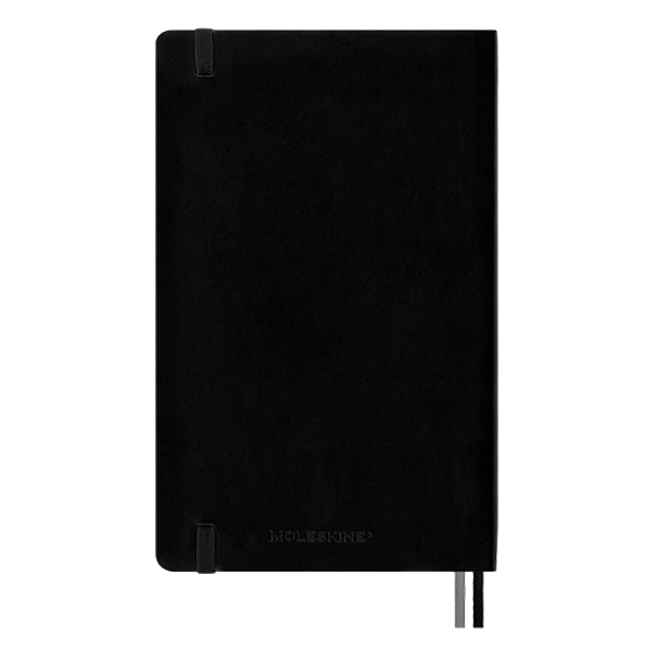 Moleskine Cuaderno Classic Ampliado Tapa Blanda Rayado Negro Talla L 13x21cm