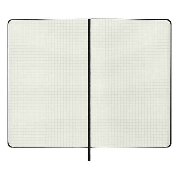 Moleskine Cuaderno Classic Tapa Dura Cuadrícula Negro Talla L 13x21cm