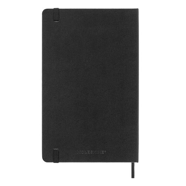 Moleskine Cuaderno Classic Tapa Dura Cuadrícula Negro Talla L 13x21cm
