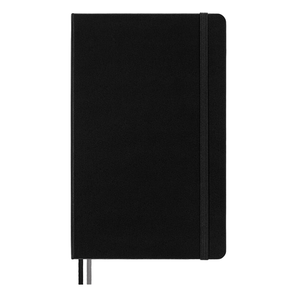 Moleskine Cuaderno Classic Ampliado Tapa Dura Liso Negro Talla L 13x21cm