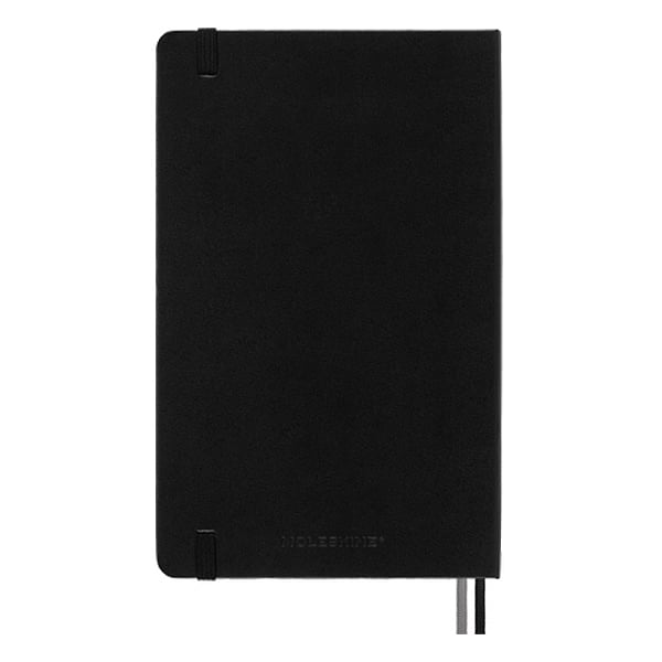 Moleskine Cuaderno Classic Ampliado Tapa Dura Liso Negro Talla L 13x21cm