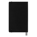 Moleskine Cuaderno Classic Ampliado Tapa Dura Liso Negro Talla L 13x21cm