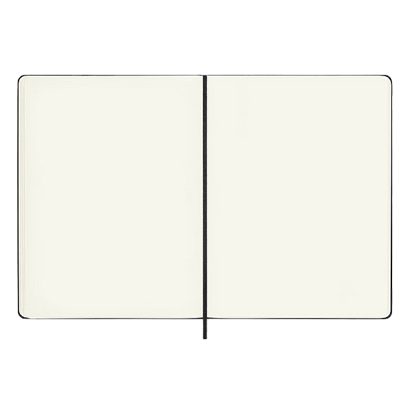 Moleskine Cuaderno Classic Tapa Dura Lisa Negro Talla XL 19x25cm