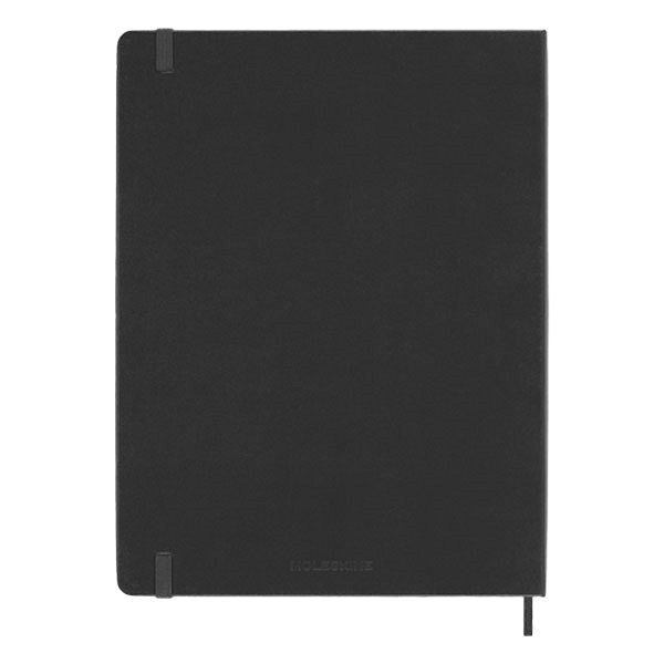 Moleskine Cuaderno Classic Tapa Dura Lisa Negro Talla XL 19x25cm
