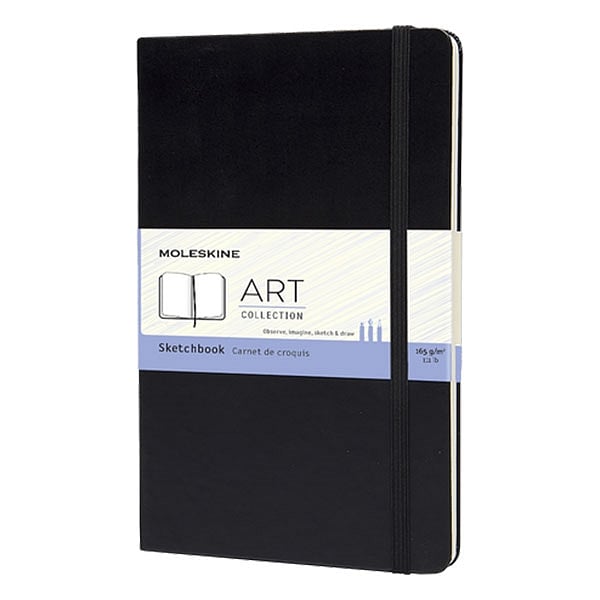 Moleskine Cuaderno de bocetos Tapa Dura Negro Talla L 13x21cm