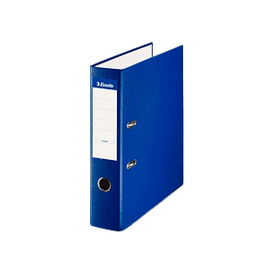 Esselte Archivador de Palanca de PP de Plástico Forrado Folio Lomo 75mm Azul