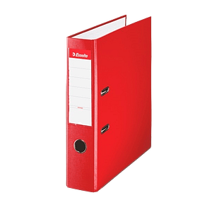 Esselte PP de Plástico Folio 75mm Rojo  Archivador