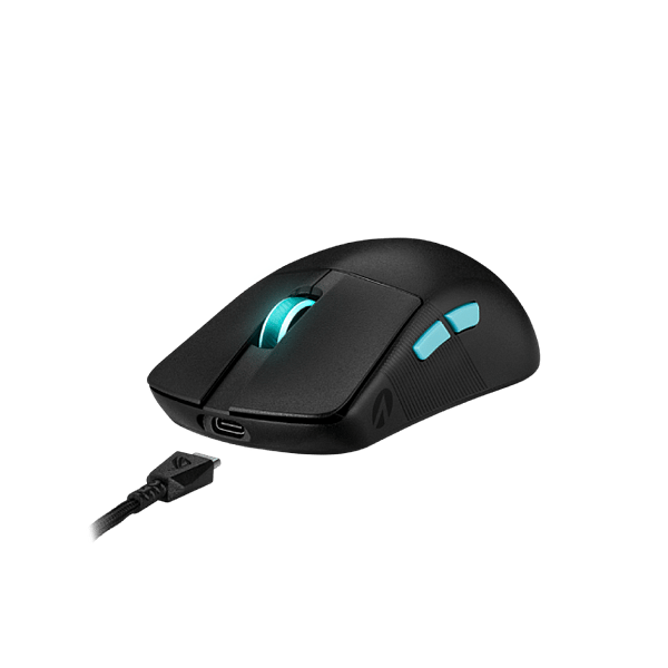 ASUS ROG Harpe Ace Aim Lab Edition Ratón Ambidiestro 54 g ultra ligero 36000 DPI 5 botones programables