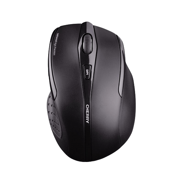 Cherry MW 3000 Ergonómico Inalámbrico Negro  Ratón