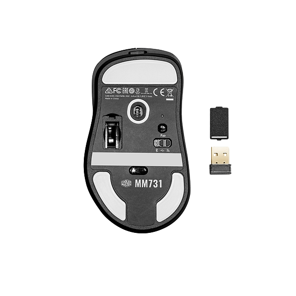 Cooler Master MM731 Wireless Black  Ratón