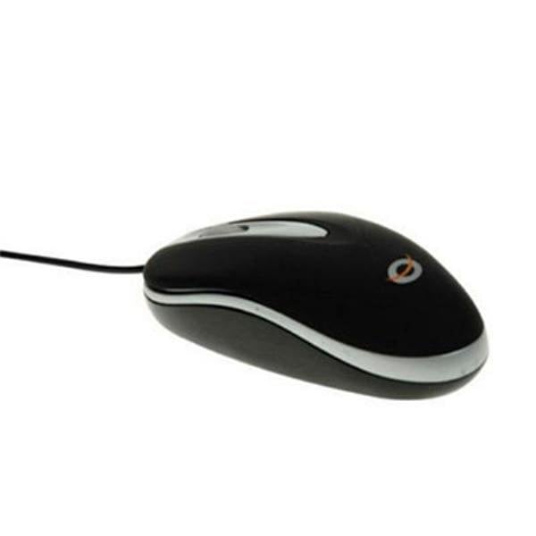 Conceptronic easy optical negro  plata  Ratón