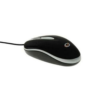 Conceptronic easy optical negro  plata  Ratón