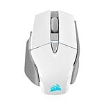 Corsair M65 RGB Ultra wireless White  Ratón