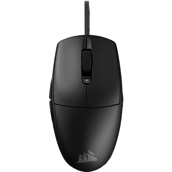Corsair M55 ICUE Black  Ratón Gaming ligero USBA 16000DPI