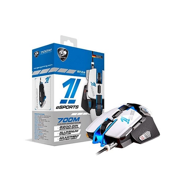 Cougar 700M esports edition blanco  azul  Ratón