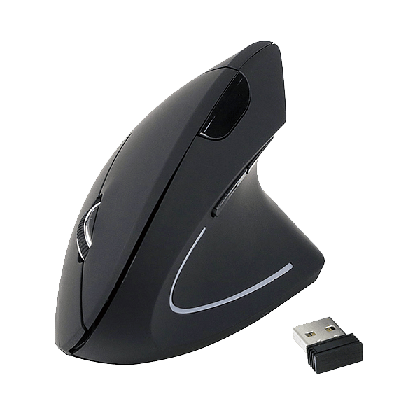 Equip Ergo 2 1600DPI Vertical Negro  Ratón