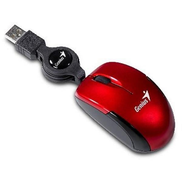 Genius Micro Traveler Rojo  Ratón