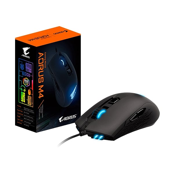 Gigabyte Aorus M4 6400DPI Negro  Ratón Gaming