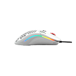 Glorious PC Gaming Race Model O RGB S White Glossy  Ratón