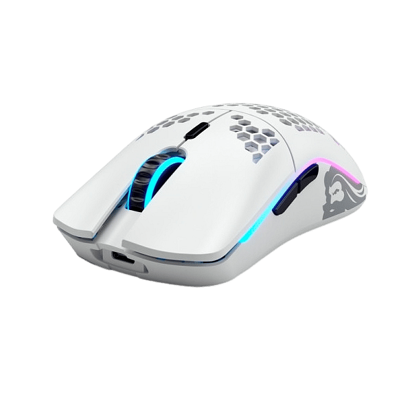 Glorious PC Gaming Race Model O RGB Wireless Matte White  Ratón