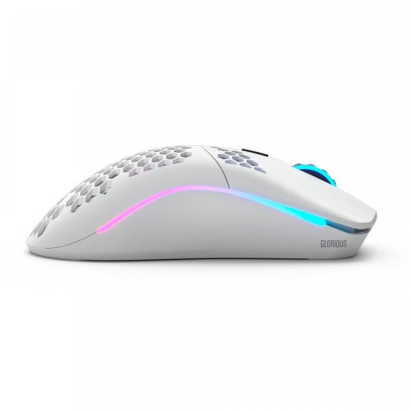 Glorious PC Gaming Race Model O RGB Wireless Matte White  Ratón