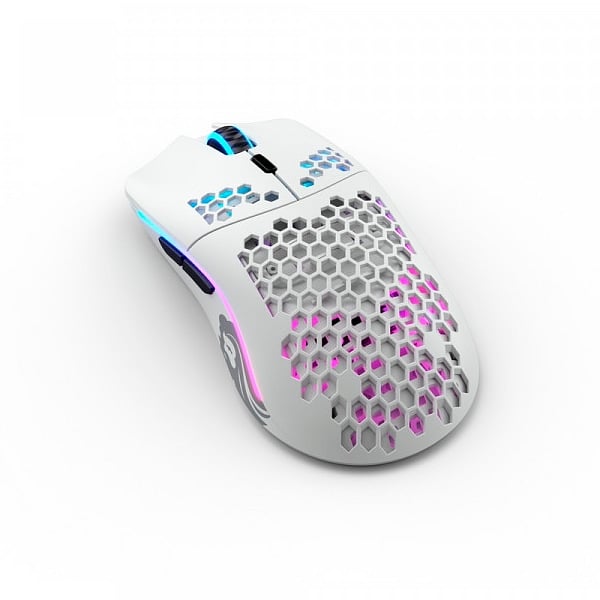 Glorious PC Gaming Race Model O RGB Wireless Matte White  Ratón