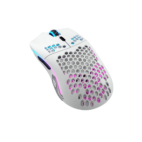 Glorious PC Gaming Race Model O RGB Wireless Matte White  Ratón