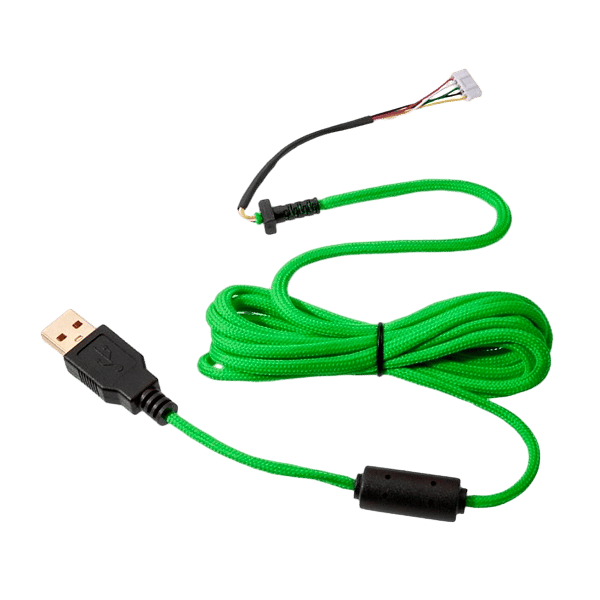 Glorious PC Gaming Race Ascended Cable V2 Gremlin Green  Cable Ratón
