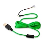 Glorious PC Gaming Race Ascended Cable V2 Gremlin Green  Cable Ratón