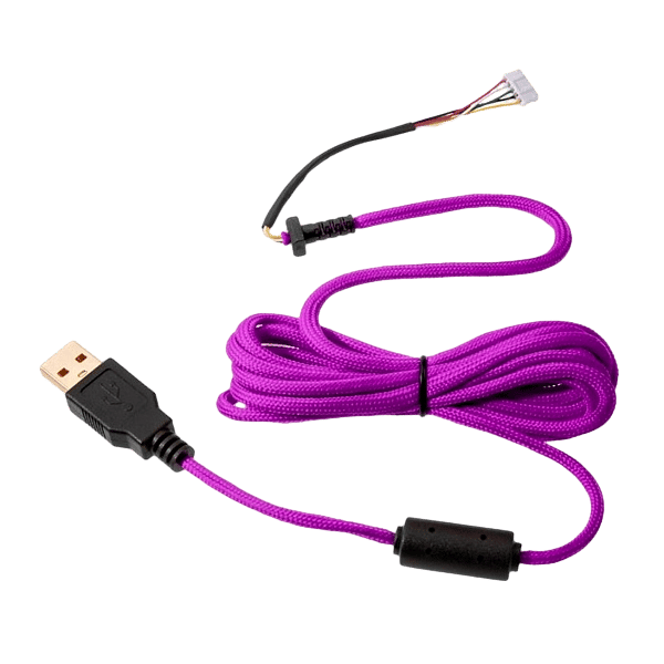 Glorious PC Gaming Race Ascended Cable V2 Purple Reign  Cable Ratón