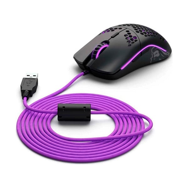 Glorious PC Gaming Race Ascended Cable V2 Purple Reign  Cable Ratón