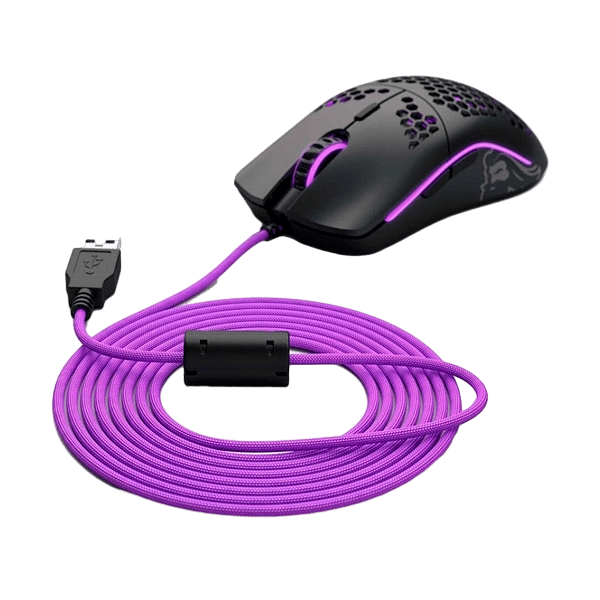 Glorious PC Gaming Race Ascended Cable V2 Purple Reign  Cable Ratón