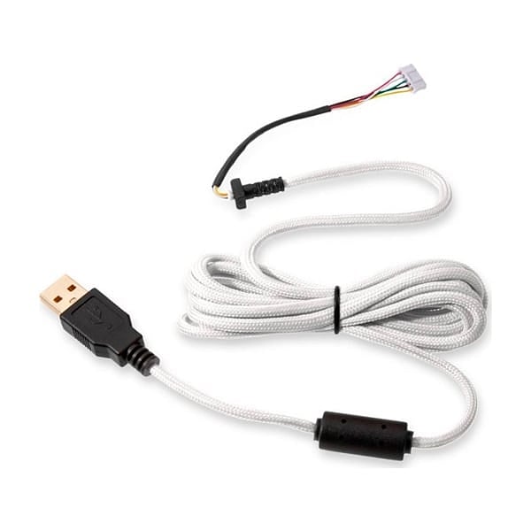 Glorious PC Gaming Race Ascended Cable V2 Arctic White  Cable Ratón