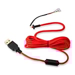 Glorious PC Gaming Race Ascended Cable V2 Crimson Red  Cable Ratón