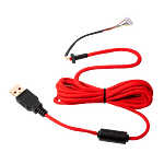 Glorious PC Gaming Race Ascended Cable V2 Crimson Red  Cable Ratón