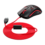 Glorious PC Gaming Race Ascended Cable V2 Crimson Red  Cable Ratón