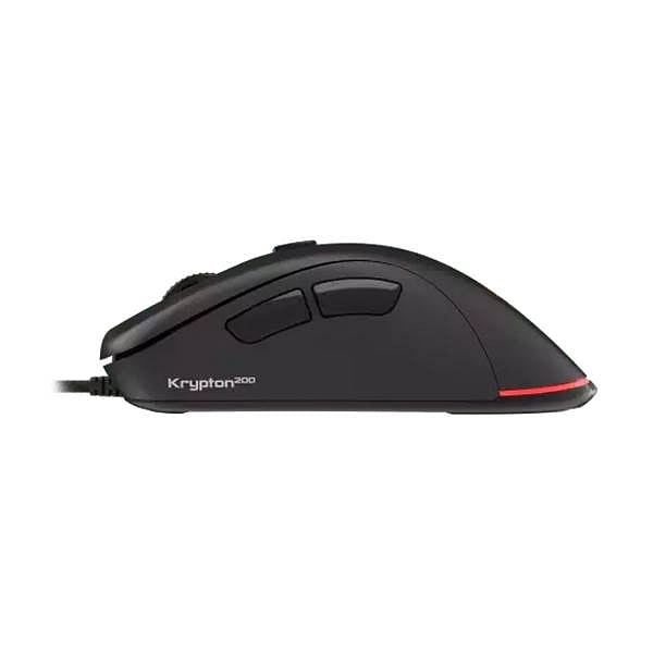 Genesis Krypton 200 6400 DPI RGB Black  Ratón